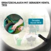 Wiltec 2x Luftschlauch Aufsitzmäher 11x3.50-4 Reifenschlauch Ventil gerade Rasentraktor