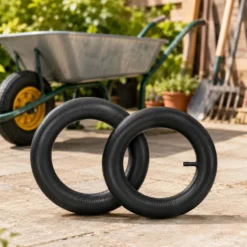 Wiltec 2x Luftschlauch Aufsitzmäher 11x3.50-4 Reifenschlauch Ventil gerade Rasentraktor