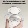 Wiltec 20x Rauchmelder mit 9-V-Batterie Set, Feuermelder mit HUSH-Funktion, zuverlässiger Brandschutzmelder mit 85 dB Schallleistung, fotoelektrischer Brandmelder, effektiver Brandschutz