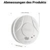 Wiltec 40x Rauchmelder Set mit fest verbauter Batterie 3 V, 10 Jahre wartungsfrei, Feuermelder mit HUSH-Funktion, zuverlässiger Brandschutzmelder 85 dB, effektiver Brandschutz