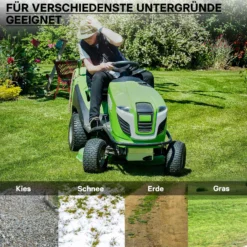 Wiltec 2x Reifenmantel 2x Schlauch für Aufsitzmäher/Rasentraktor 15x6.00-6 4PR Winkelventil