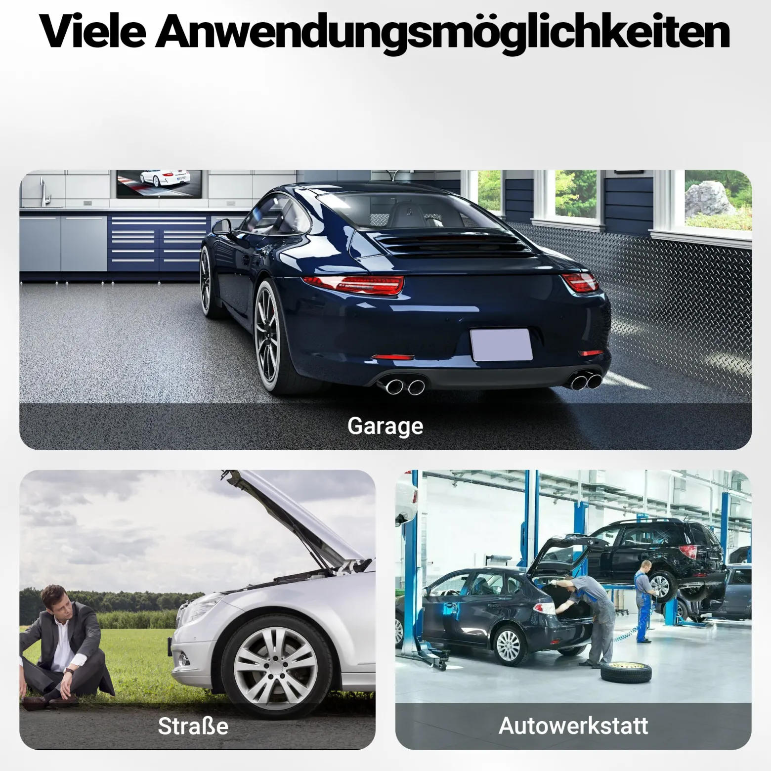 Wiltec 2 x Unterstellbock höhenverstellbar je 6 t Tragkraft, Stützböcke Hubhöhe 39-60,3 cm, Autobock mit Gummischutz, KFZ Bock mit Sicherungssplint