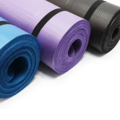 Wiltec Yogamatte blau 190x100x1,5cm Turnmatte Gymnastikmatte Bodenmatte rutschfest extradick Sport