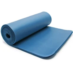 Wiltec Yogamatte blau 180x60x1,5cm Turnmatte Gymnastikmatte Bodenmatte rutschfest extradick Sport