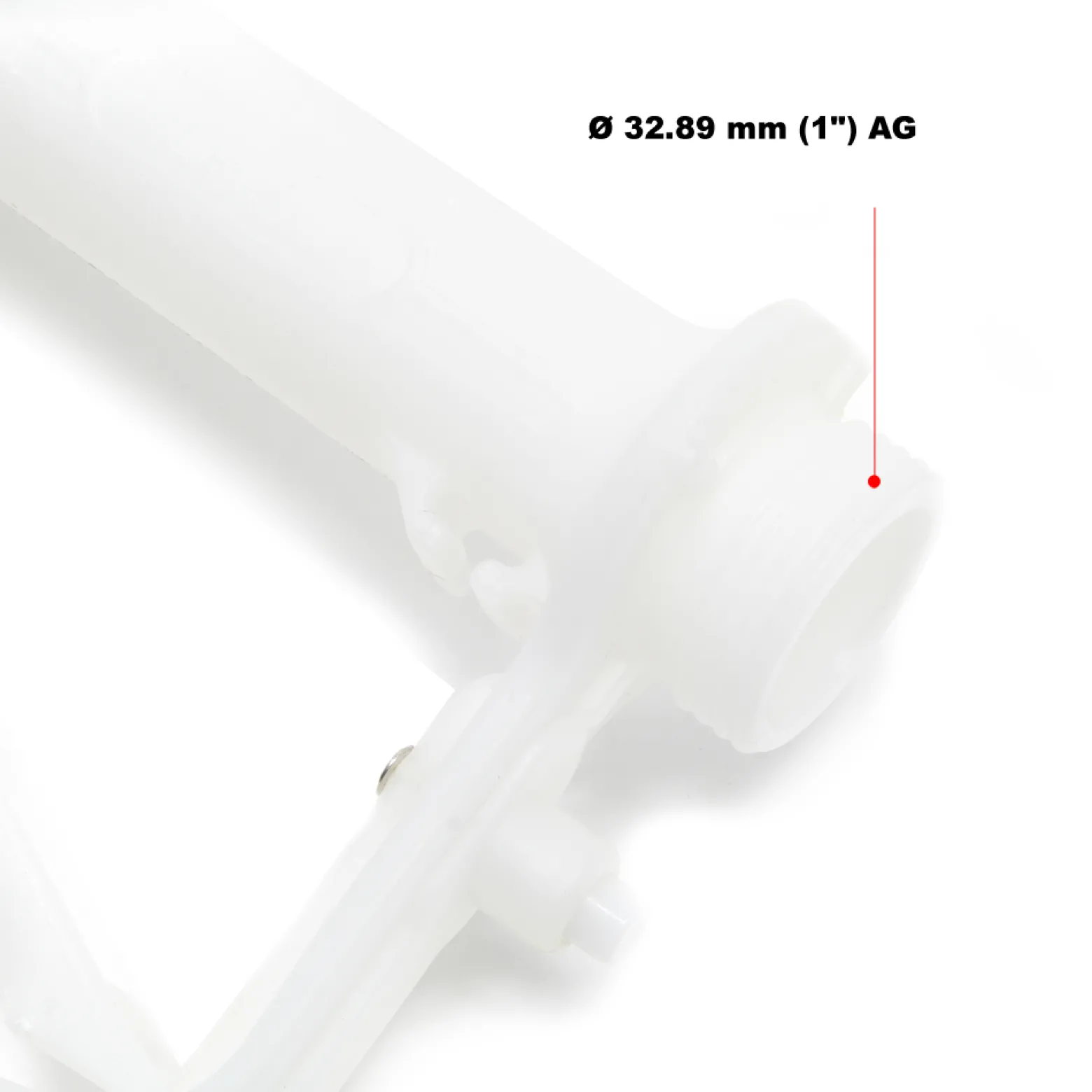 Wiltec Zapfpistole manuell aus Kunststoff, 174 x 60 x 407 mm, 0-60 l/min, für Harnstoffpumpe, AUS32 Förderpumpe zur Betankung