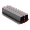 Wiltec Zeitungsfach V2 Anthrazit 320 x 80 x 140 mm, Zeitungsrolle zur Wandmontage, Zeitungsbox aus pulverbeschichtetem Stahl