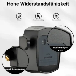 Wiltec Zähler für Diesel Heizöl 3 bar 10-60l/min mit 32mm (1