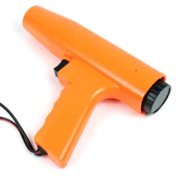 Wiltec Zündlichtpistole 12V Zündung, 250 x 55 x 180 mm, bis 8000 U/min, Blitzpistole Stroboskoplampe, Zündzeitpunkt einstellen, Zündung