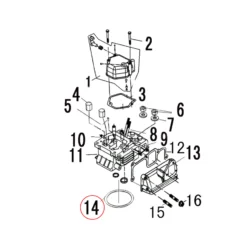 Wiltec Zylinderkopfdichtung für LIFAN 10 PS Motor 186 – Dieselmotor Ersatzteil Zylinderkopf Dichtung Kupferdichtung – Einzylinder für Kleinmaschinen & Karts, 4-Takt Motor & OHV Ventilsteuerung