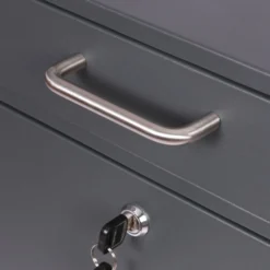 2x3 Briefkasten V51 in Anthrazit Postkasten abschließbarer Wandbriefkasten mit Sichtfenstern