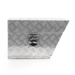 XPOtool Alu Unterbaubox rechts 60x25x40cm / 6 kg bis 50 L / 20 kg vollgeschweißt robust für Pkw, Anhänger, Lkw Nutzfahrzeuge, robuste Staubox und Werkzeugkiste - Unterflurbox Deichselbox Staukasten