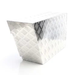 XPOtool Alu Unterbaubox rechts 75x25x40cm / 6 kg bis 60 L / 40 kg vollgeschweißt robust für Pkw, Anhänger, Lkw Nutzfahrzeuge, robuste Staubox und Werkzeugkiste - Unterflurbox Deichselbox Staukasten