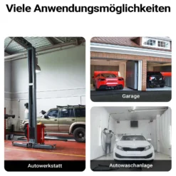 XPOtool Auffahrrampen extra flach 2 Stück aus Kunststoff bis 3 t Autorampe Pkw Auto Kfz Rampe für Sportwagen und tiefergelegte Fahrzeuge