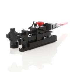 XPOtool Biegegerät universal 225 x 90 x 64 mm, für max. 2 x 30 mm, Biegemaschine für runde und flache Materialien, Formenbieger mit 4 Walzen, 2 Winkelstücken