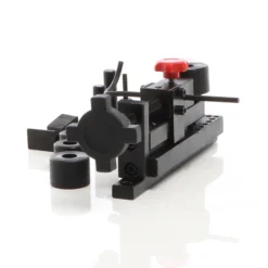 XPOtool Biegegerät universal 225 x 90 x 64 mm, für max. 2 x 30 mm, Biegemaschine für runde und flache Materialien, Formenbieger mit 4 Walzen, 2 Winkelstücken