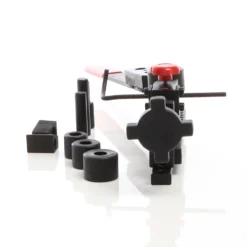 XPOtool Biegegerät universal 225 x 90 x 64 mm, für max. 2 x 30 mm, Biegemaschine für runde und flache Materialien, Formenbieger mit 4 Walzen, 2 Winkelstücken