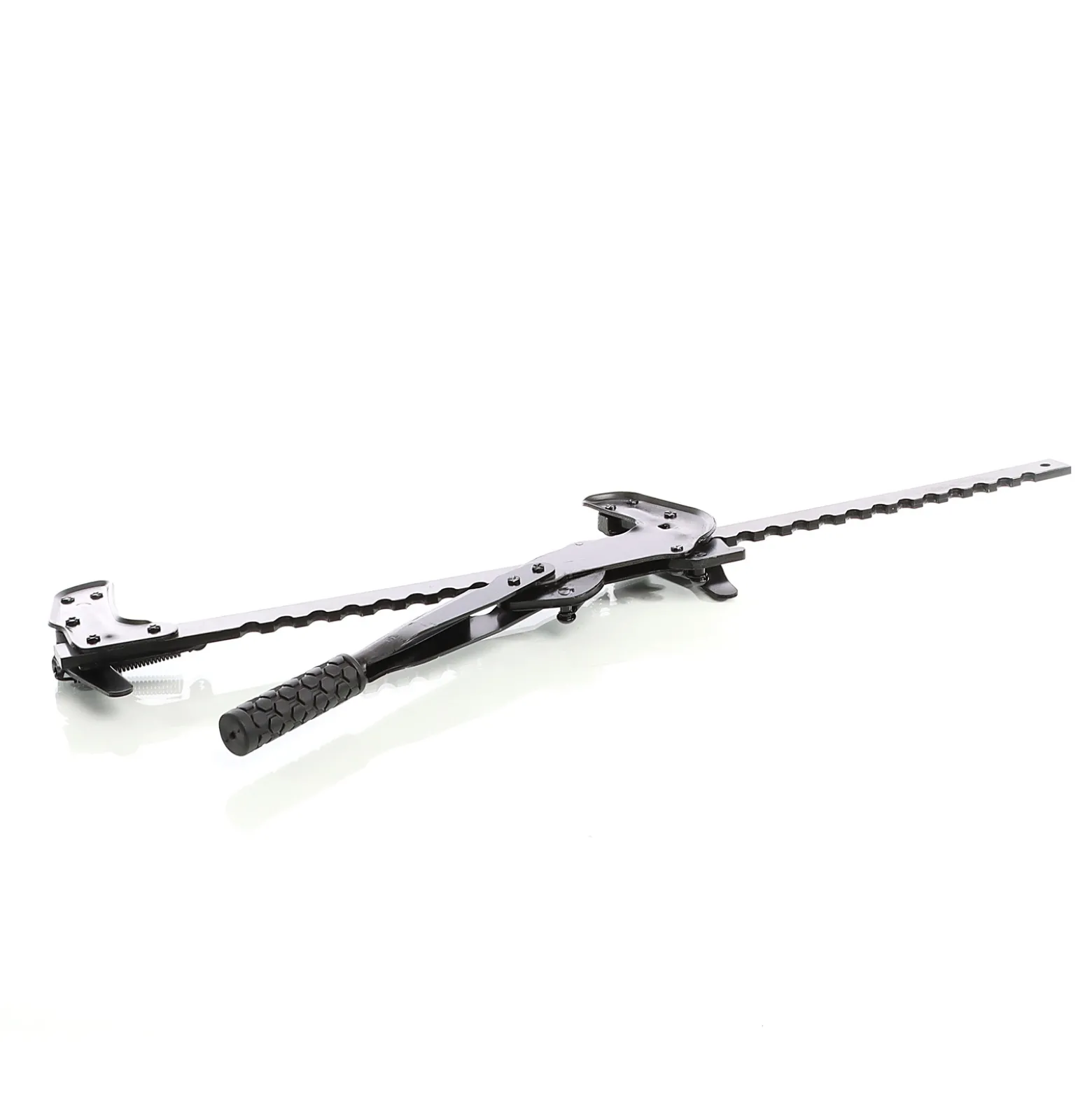 XPOtool Drahtspanner 81,5 cm für Zäune, Zaunspanner mit 530 mm Spannweg, Spannwerkzeug für Weidezaun und Zaundraht zum Dehnen und Spleißen von Draht