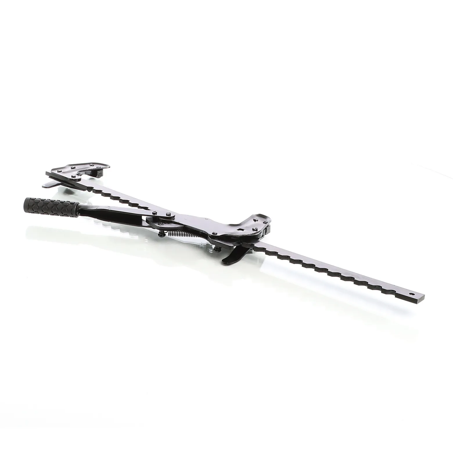 XPOtool Drahtspanner 81,5 cm für Zäune, Zaunspanner mit 530 mm Spannweg, Spannwerkzeug für Weidezaun und Zaundraht zum Dehnen und Spleißen von Draht