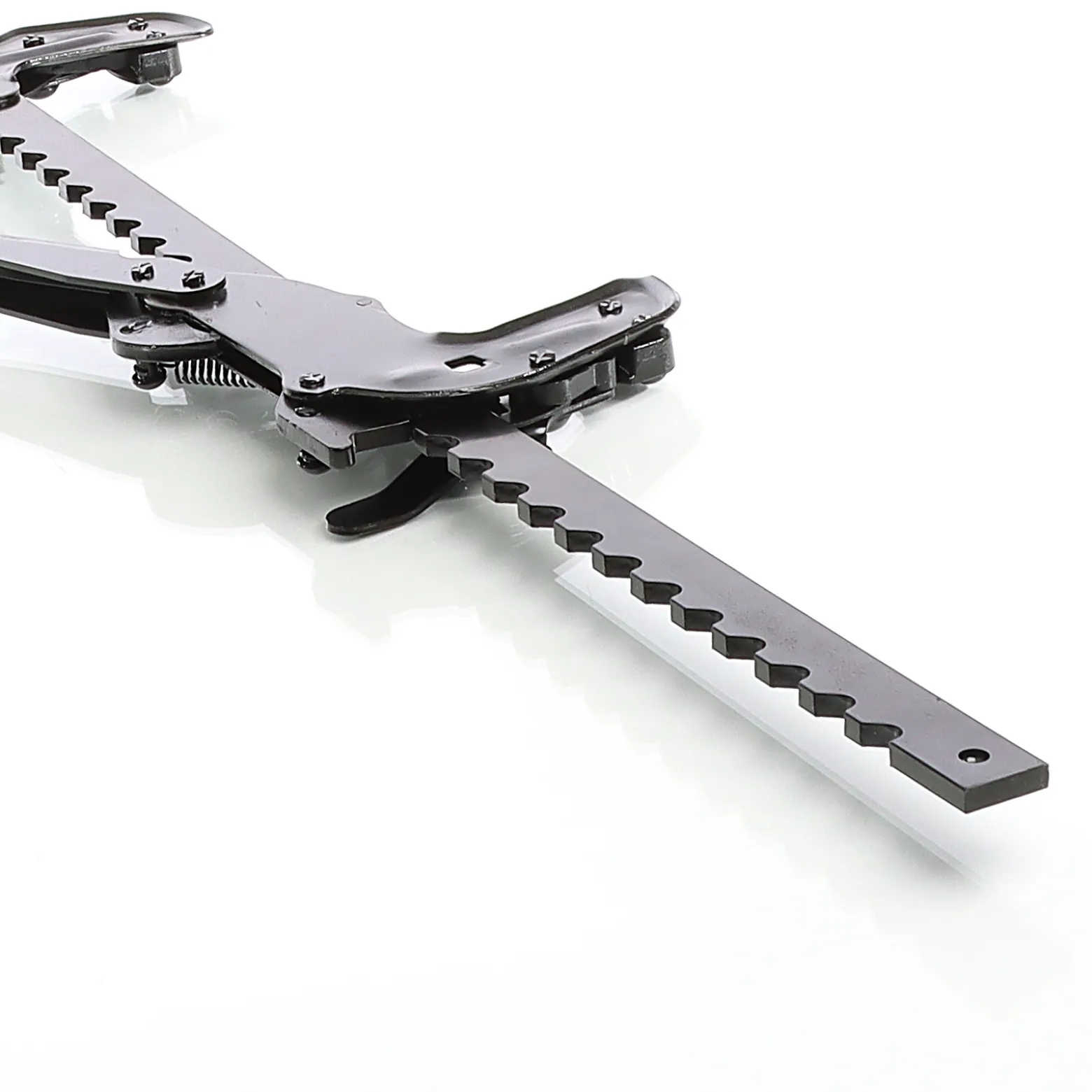 XPOtool Drahtspanner 81,5 cm für Zäune, Zaunspanner mit 530 mm Spannweg, Spannwerkzeug für Weidezaun und Zaundraht zum Dehnen und Spleißen von Draht