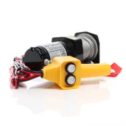 XPOtool Elektrische Seilwinde 907kg 12V, Seilzug mit 12,5m Stahlseil, 1PS Motorwinde für Offroad, Hebezug für Fahrzeuge, Anhänger und Boote