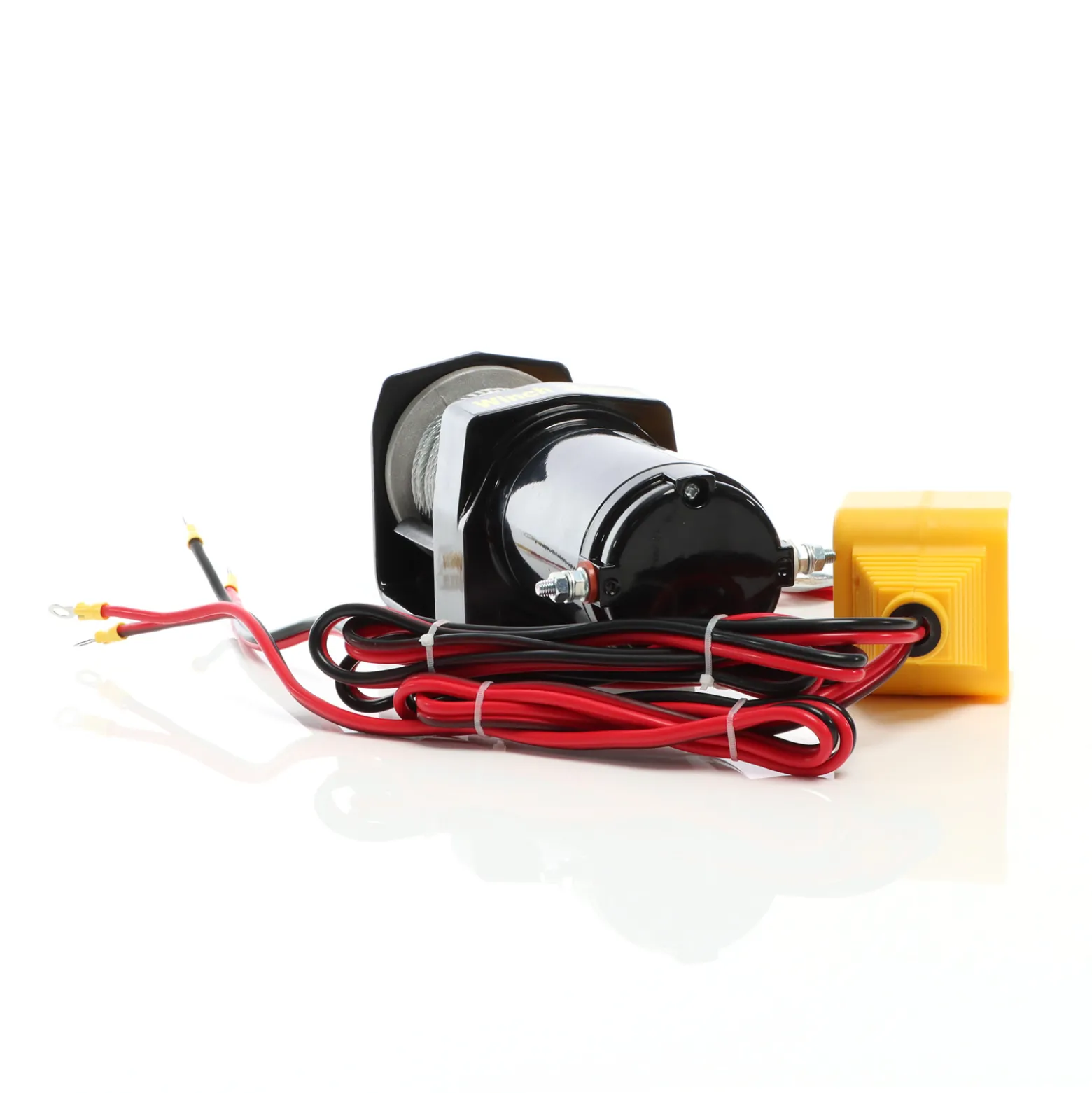 XPOtool Elektrische Seilwinde 907kg 12V, Seilzug mit 12,5m Stahlseil, 1PS Motorwinde für Offroad, Hebezug für Fahrzeuge, Anhänger und Boote