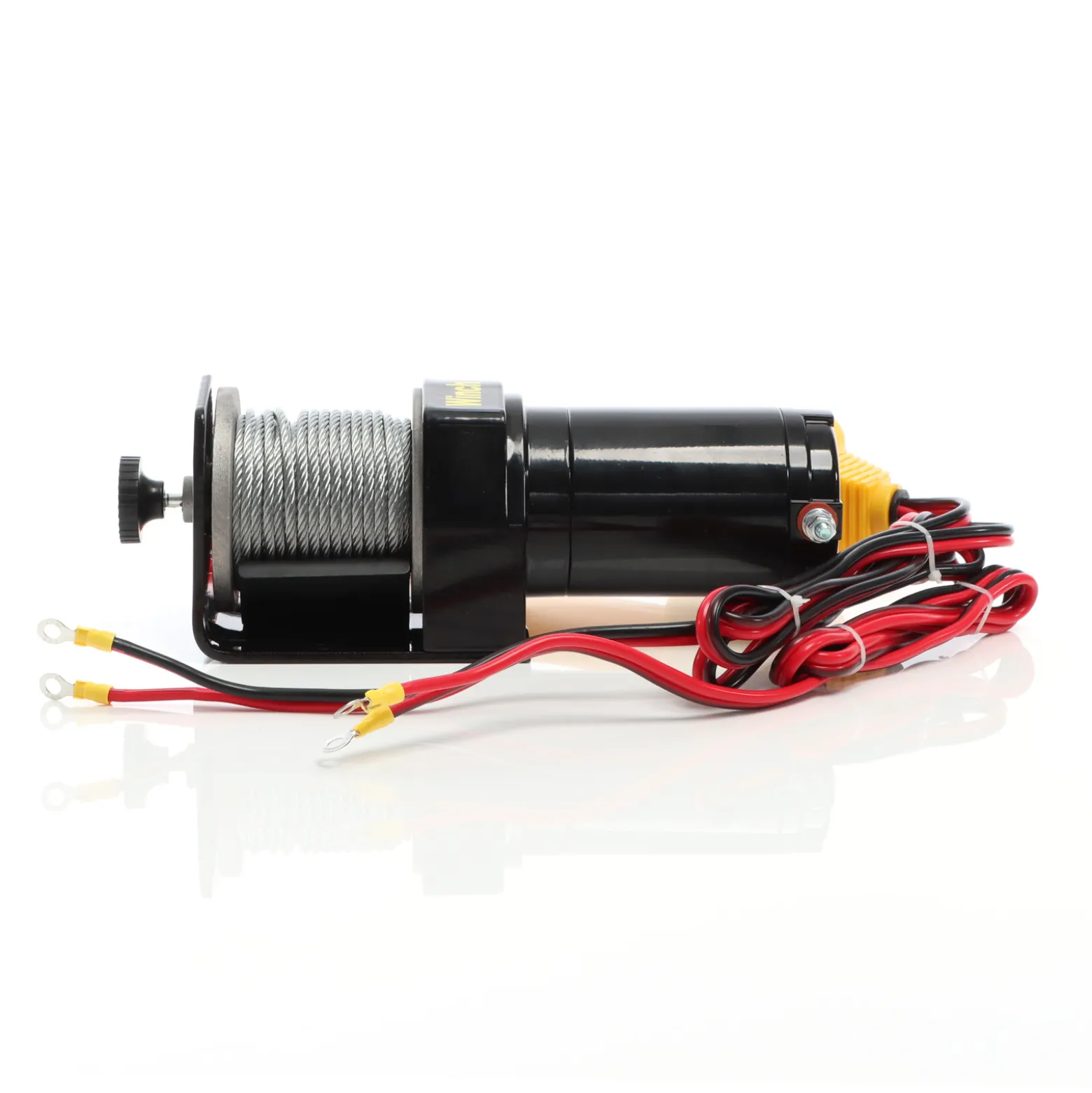 XPOtool Elektrische Seilwinde 907kg 12V, Seilzug mit 12,5m Stahlseil, 1PS Motorwinde für Offroad, Hebezug für Fahrzeuge, Anhänger und Boote