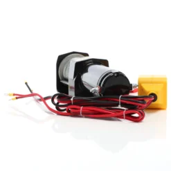 XPOtool Elektrische Seilwinde 907kg 12V, Seilzug mit 12,5m Stahlseil, 1PS Motorwinde für Offroad, Hebezug für Fahrzeuge, Anhänger und Boote