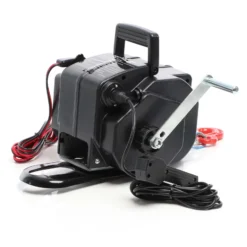 XPOtool Elektrische Seilwinde 12V 450W bis 2267kg, 1,38m/min, Motorwinde mit Seilzug, Elektroseilwinde mit Haken und Montageplatte