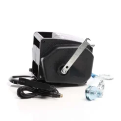 XPOtool Elektrische Seilwinde 12V 350W bis 1570kg, 1,8m/min, Motorwinde mit Seilzug, Elektroseilwinde mit Haken und Montageplatte