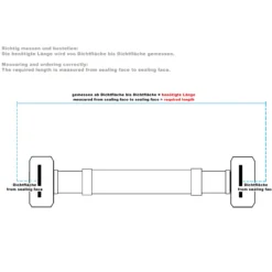 XPOtool Flexschlauch 500 mm Länge, Innendurchmesser DN8, 1/2