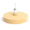 XPOtool Folienradierer Ø 88 mm mit 6 mm Adapter zum Entfernen von Kleberesten, Autoplaketten und Aufklebern, Klebeentferner mit Gummi Radierscheibe für Auto und andere Fahrzeuge