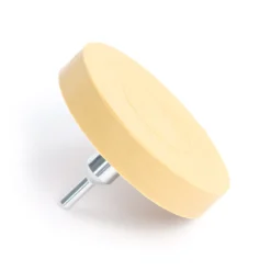 XPOtool Folienradierer Ø 88 mm mit 6 mm Adapter zum Entfernen von Kleberesten, Autoplaketten und Aufklebern, Klebeentferner mit Gummi Radierscheibe für Auto und andere Fahrzeuge