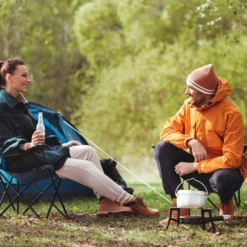 XPOtool Gaskocher Set max. 8 kW mit Gasdruckregler 28 mbar IT und Gasschlauch 1,5 m für Outdoor und Camping Gas Campingkocher