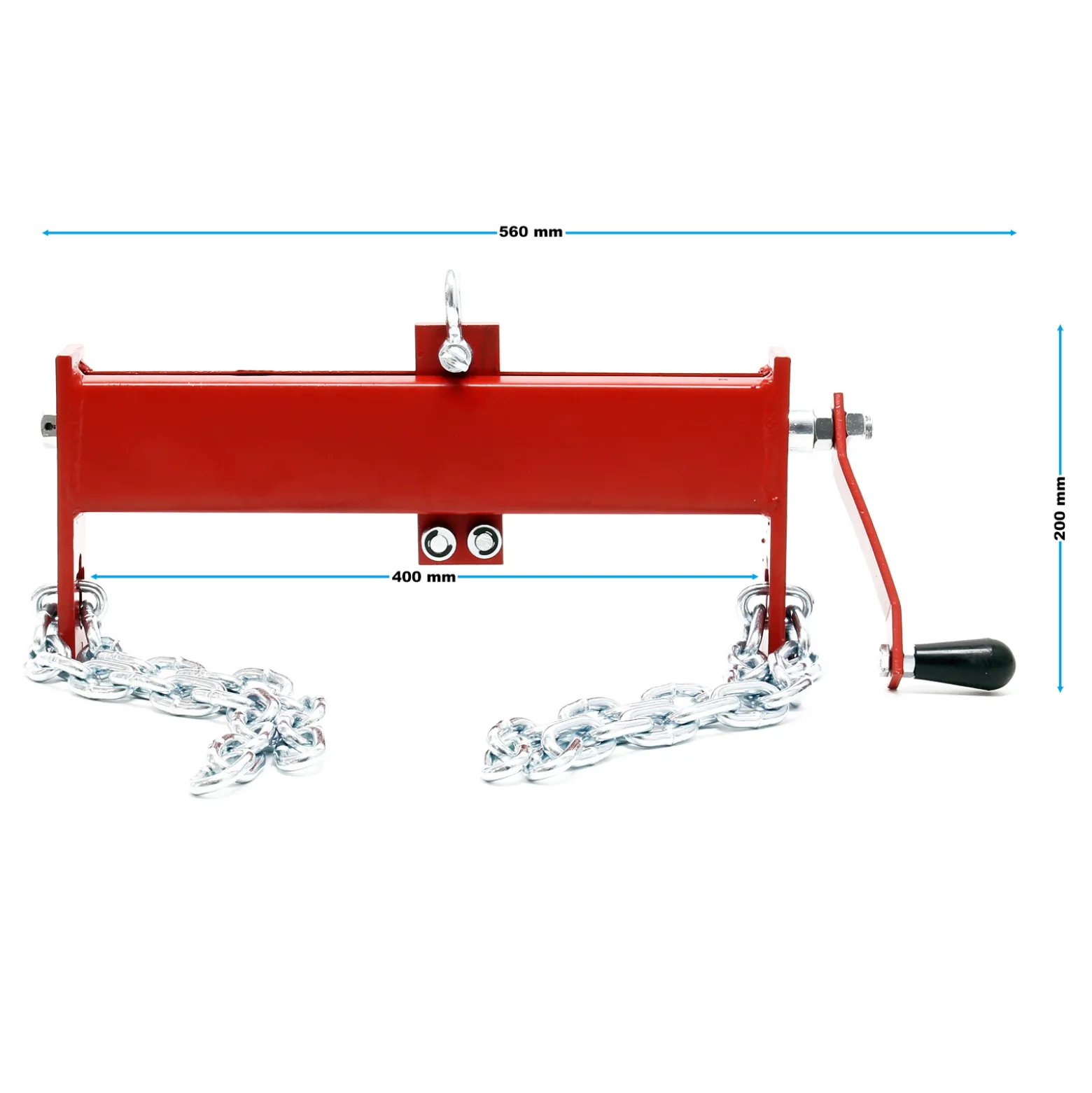 XPOtool HD Balancierer für Hebekran bis max. 1800kg / 1,8t Heavy Duty Positionierer mit 390mm Arbeitsbereich und Handkurbel