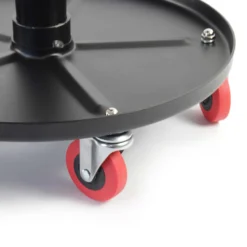 XPOtool Höhenverstellbarer Werkstattwagen mit Rollen 360° drehbar Rollhocker mit Werkzeugablage Hocker mit Stauraum Werkstattstuhl Rollhocker höhenverstellbar