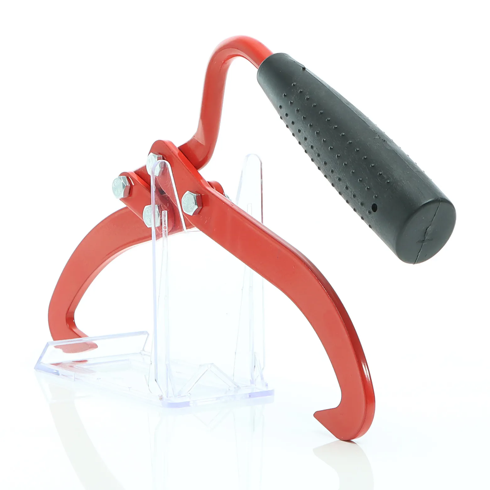 XPOtool Holzzange 340x150x30 mm bis 75kg, Handpackzange als Verladehilfe für Rundhölzer bis Ø19cm, Greifer mit Handgriff