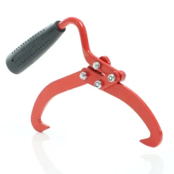 XPOtool Holzzange 340x150x30 mm bis 75kg, Handpackzange als Verladehilfe für Rundhölzer bis Ø19cm, Greifer mit Handgriff