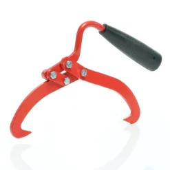 XPOtool Holzzange 340x150x30 mm bis 75kg, Handpackzange als Verladehilfe für Rundhölzer bis Ø19cm, Greifer mit Handgriff