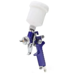 XPOtool HVLP Lackierpistole HVLP-2000, 0,5 mm Düse, 100 ml Becher, verstellbare Strahlbreite, Spritzpistole Sprühpistole Airbrushpistole