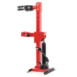 XPOtool Hydraulischer Federspanner Spannkraft bis 1000 kg, 290 x 300 x 1020 mm, mit Standfuß, Werkzeug für Federbein Wechsel, Montage am Auto