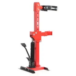 XPOtool Hydraulischer Federspanner Spannkraft bis 1000 kg, 290 x 300 x 1020 mm, mit Standfuß, Werkzeug für Federbein Wechsel, Montage am Auto