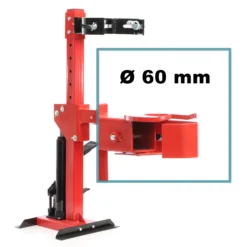 XPOtool Hydraulischer Federspanner Spannkraft bis 1000 kg, 290 x 300 x 1020 mm, mit Standfuß, Werkzeug für Federbein Wechsel, Montage am Auto