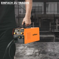 XPOtool IGBT Schweißgerät mit digitales Anzeige 120A, Schweissgerät für MIG, MMA/E-Hand, Flux/Fülldraht WIG/TIG-Schweißen FCAW