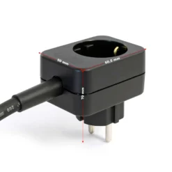 XPOtool Leerpumpschutz für Pumpen, Pegelschalter für Teiche mit 5 m Kabel und Stecker, Schwimmerschalter schwarz-rot