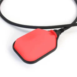 XPOtool Leerpumpschutz für Pumpen, Pegelschalter für Teiche mit 5 m Kabel und Stecker, Schwimmerschalter schwarz-rot