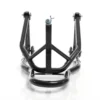 XPOtool Lenkkopf-Montageständer 13-18 mm für Motorrad bis 250 kg inkl. 5 Adapter, Lenkkopfständer für Vorderrad, Motorradständer aus Stahl