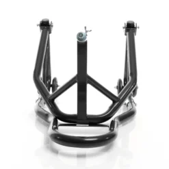 XPOtool Lenkkopf-Montageständer 13-18 mm für Motorrad bis 250 kg inkl. 5 Adapter, Lenkkopfständer für Vorderrad, Motorradständer aus Stahl