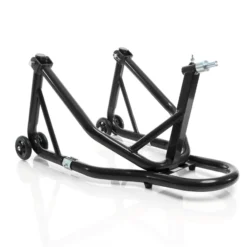 XPOtool Lenkkopf-Montageständer 13-18 mm für Motorrad bis 250 kg inkl. 5 Adapter, Lenkkopfständer für Vorderrad, Motorradständer aus Stahl