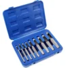 XPOtool Locheisen Set 3-12mm 9tlg Lochschneider aus Carbonstahl für Leder, Gummi, Weichplastik etc.