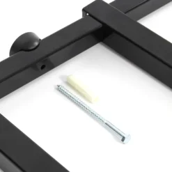 XPOtool Metallregal zur Holzlagerung, 300 x 30 x 1025 mm, Kragarmregal mit 6 Etagen, Schwerlastregal 50 kg pro Ebene in Schwarz